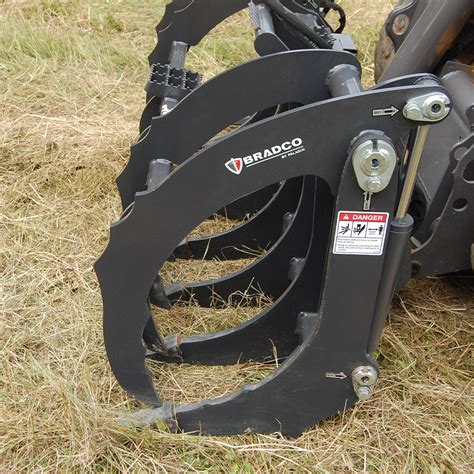 root grapple rake attachment skid steer v2|best skid steer root rake.